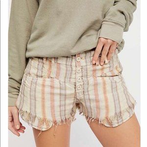 Free People Size 6 Morning Rain Shorts